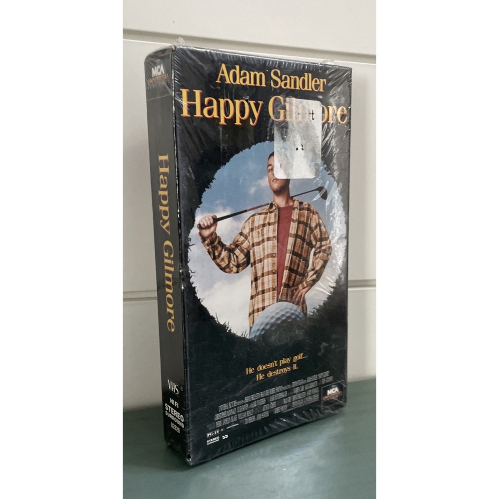 Happy Gilmore VHS Factory Sealed ORIGINAL RELEASE Adam Sandler 1996 1st Edition